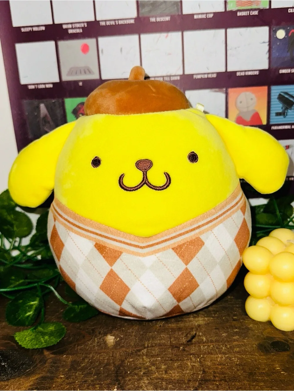 Sanrio Squishmallows Pompompurin Hello Kitty and Friends Squishmallow Plush Toy